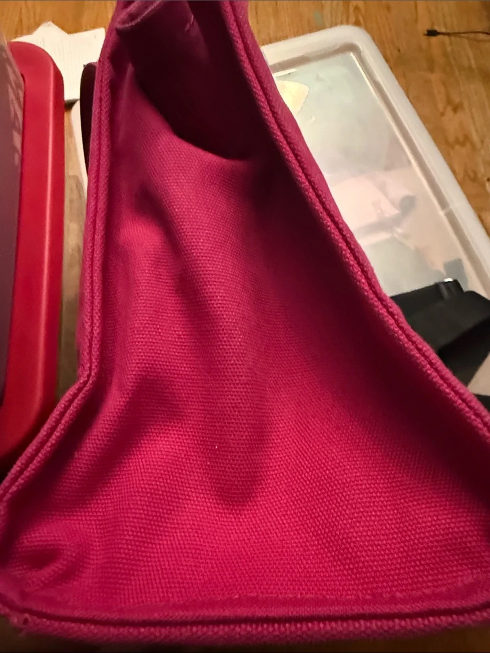 Marc Jacobs lipstick  Pink Canvas medium Tote Bag used